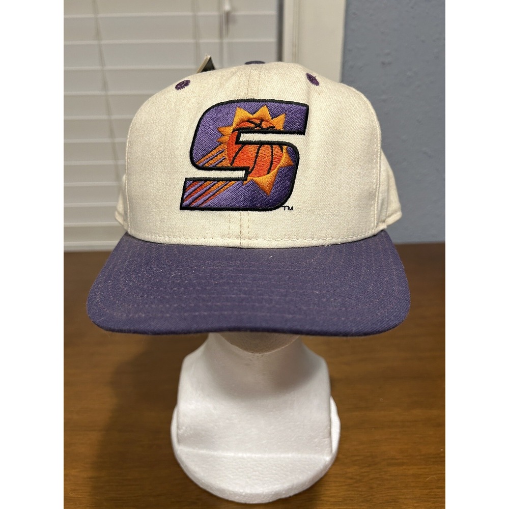 Vintage 90s Phoenix Suns New Era Wool Fitted Hat Cap 7 1/8 Pro Model 5950